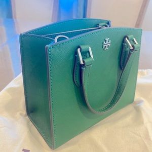 Tory Burch Arugula Emerson Leather Micro bag